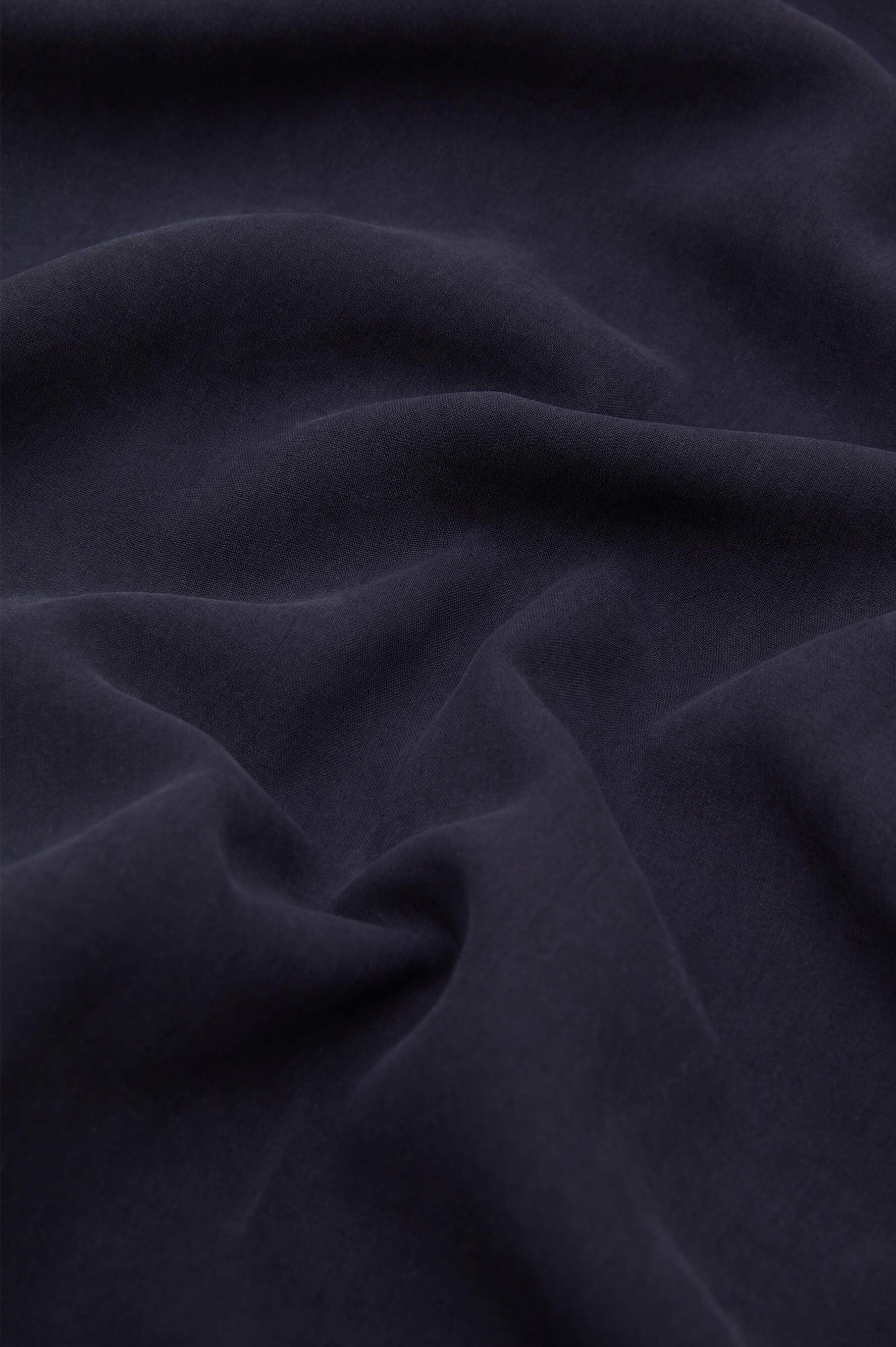 Bacall Navy Pyjamas in Silk Satin - Image 6