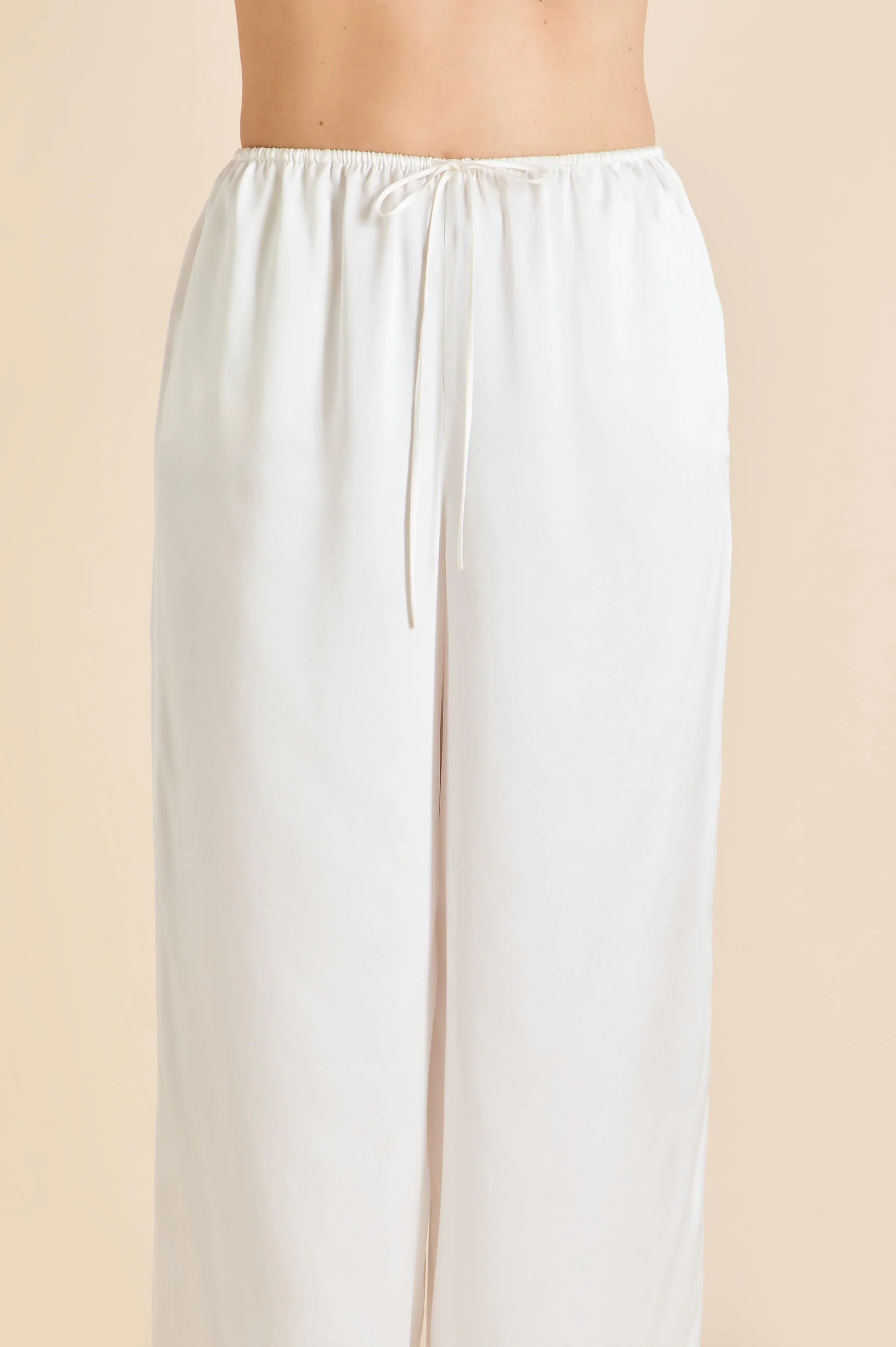 Blair Ivory Camisole Set in Silk Satin - Image 5
