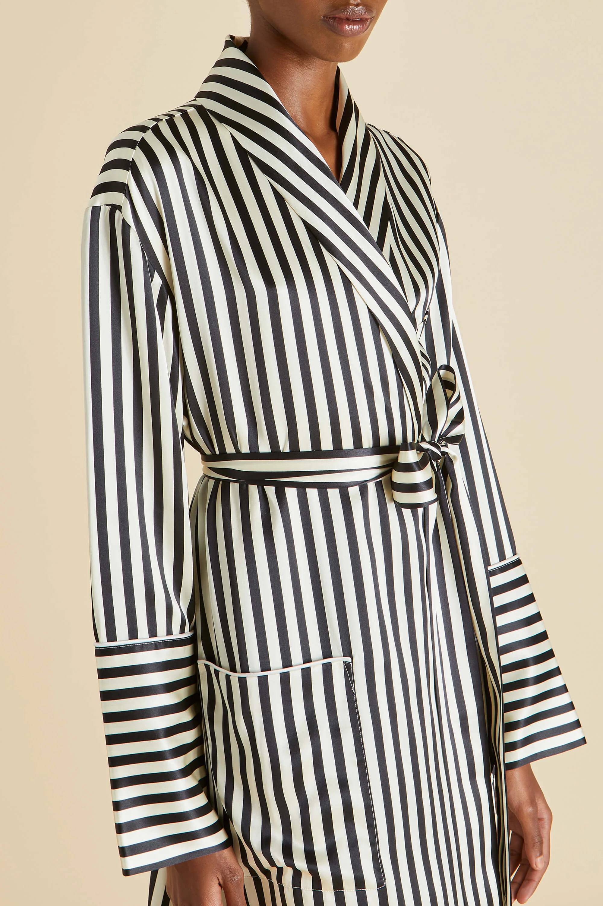 Capability Nika Robe in Silk Satin - Image 3