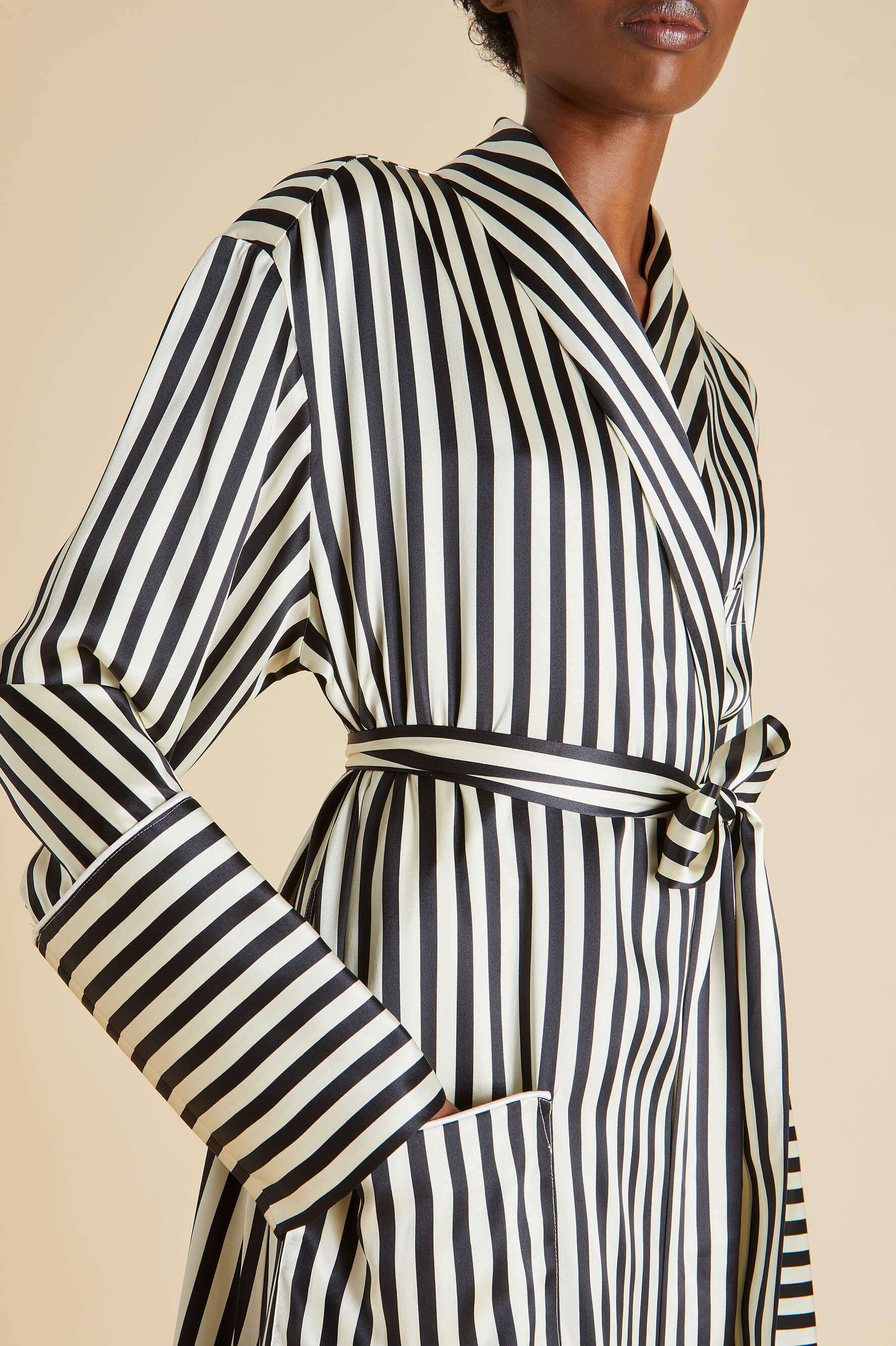 Capability Nika Robe in Silk Satin - Image 5