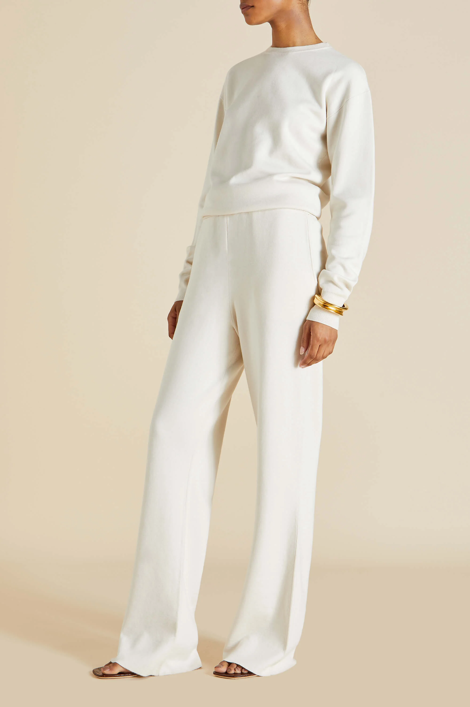 Carmel Alaska Ivory Knitwear in Silk-Cashmere - Image 6
