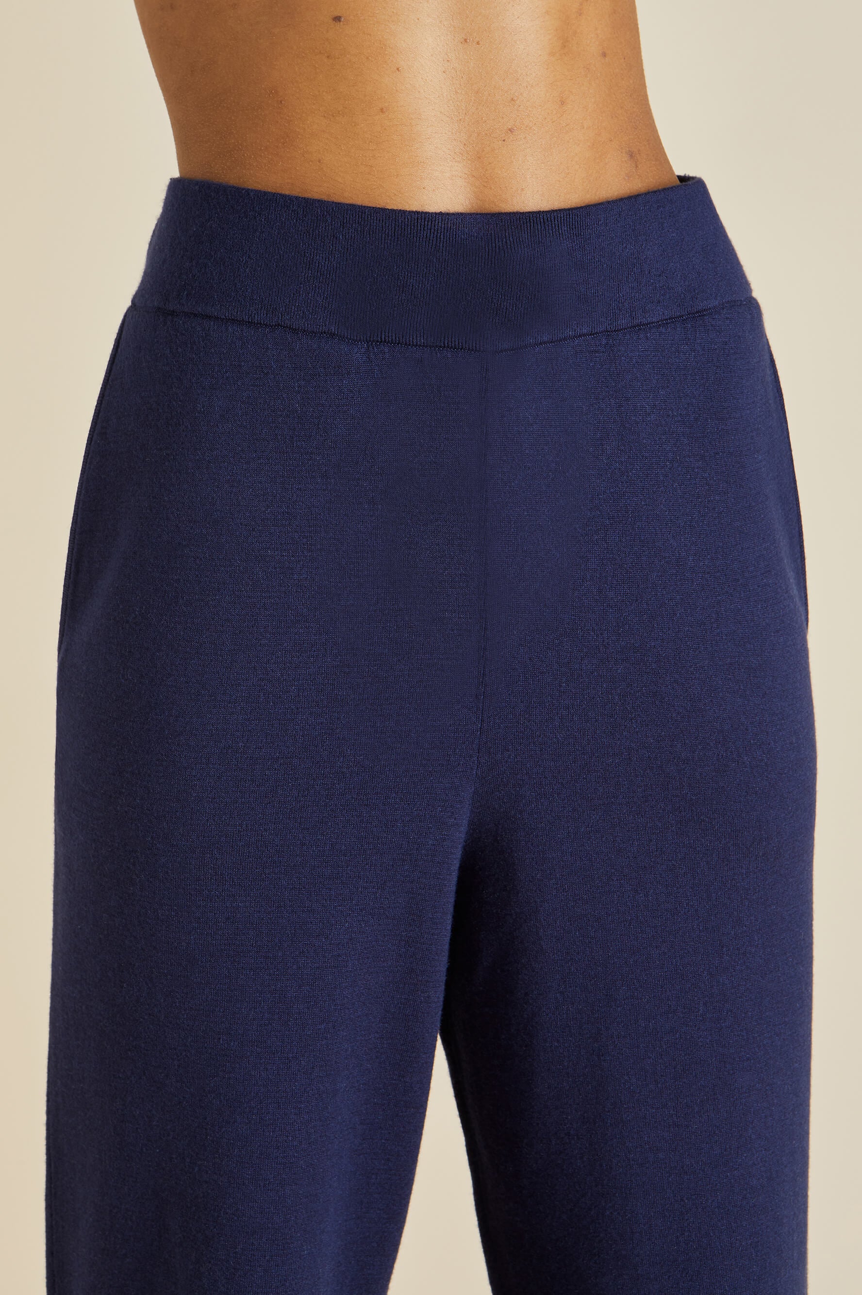 Carmel Paris Navy Knitwear in Silk-Cashmere - Image 9