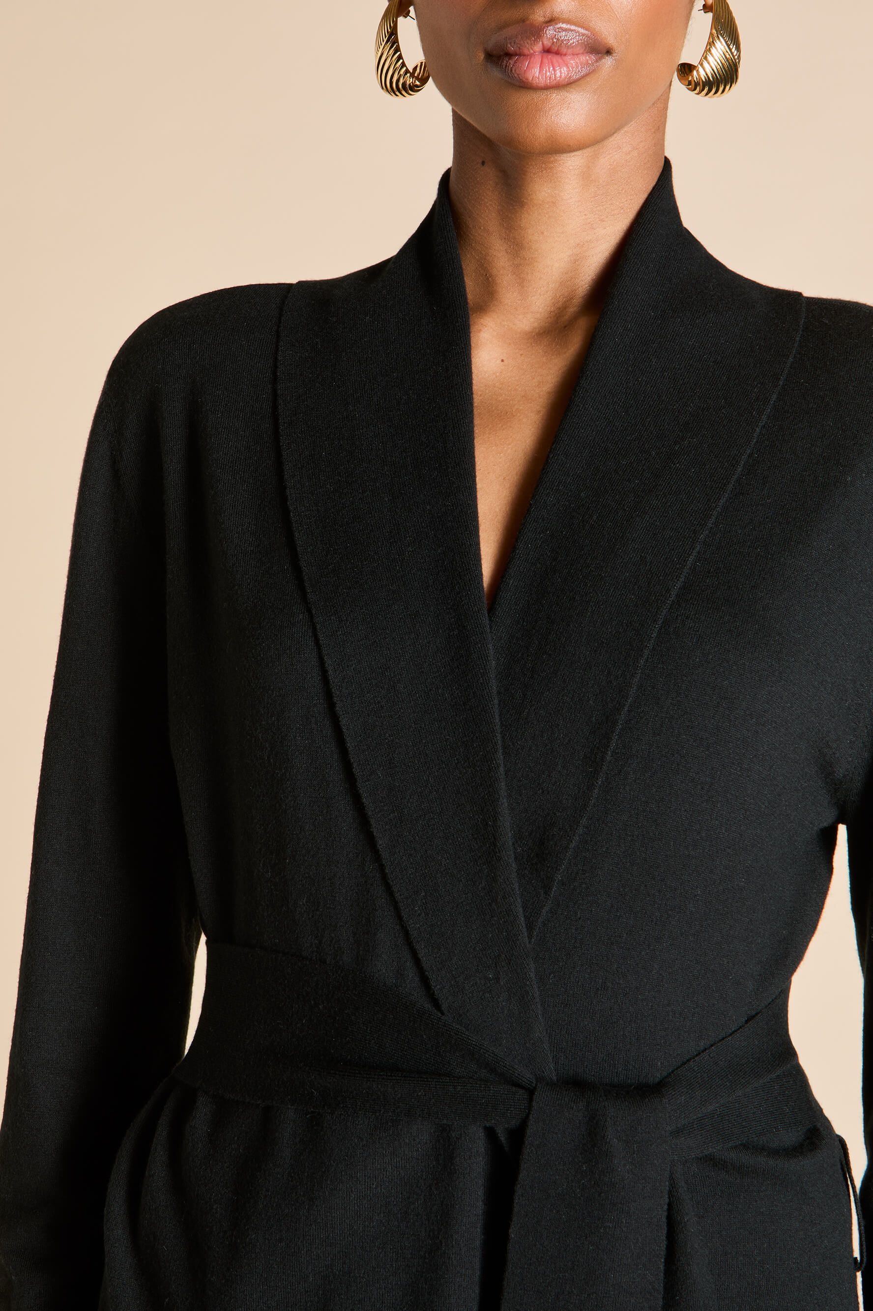 Caro Berlin Black Knitwear in Silk-Cashmere - Image 3