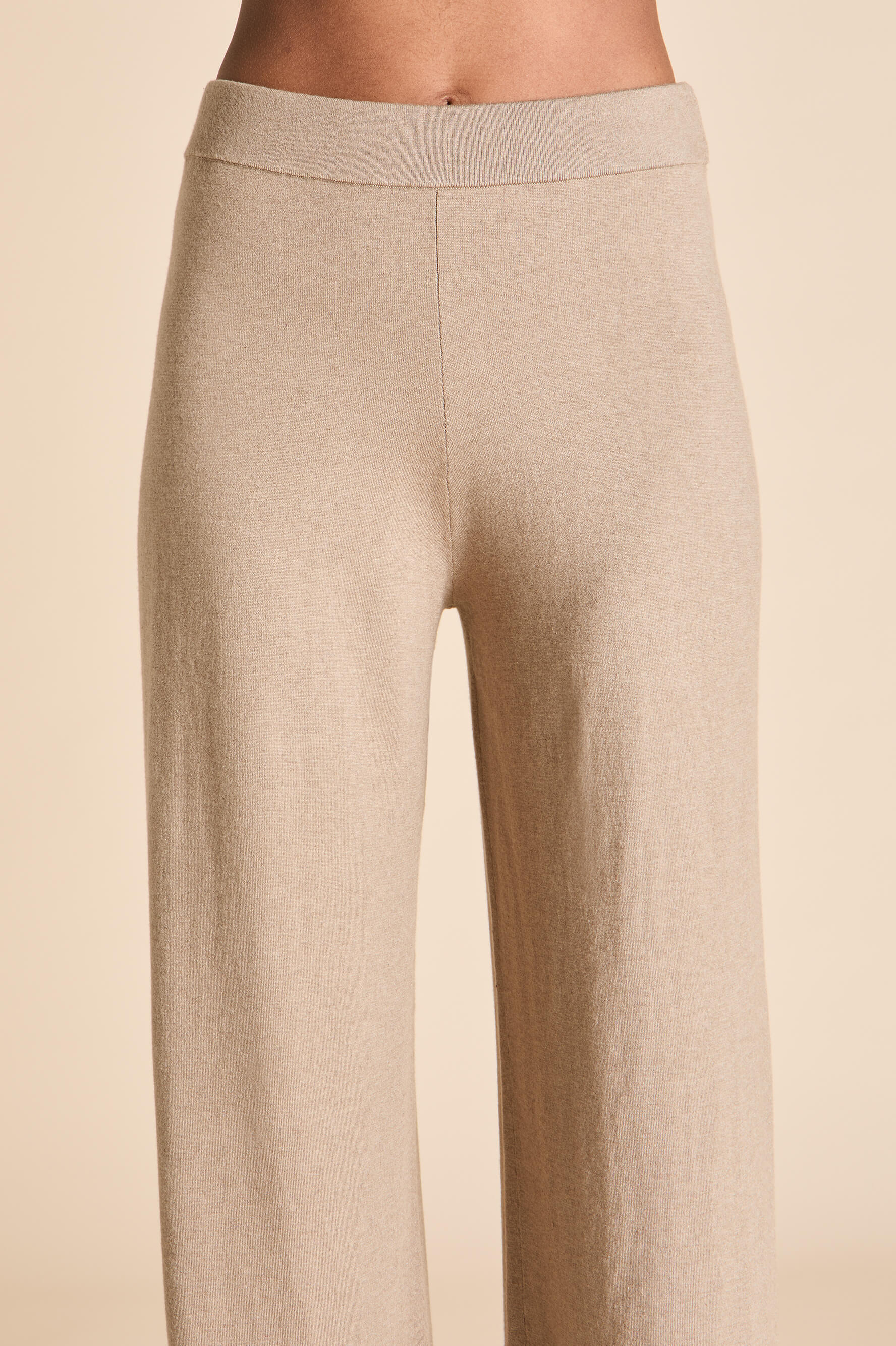 Caro Dallas Beige Knitwear in Silk-Cashmere - Image 6