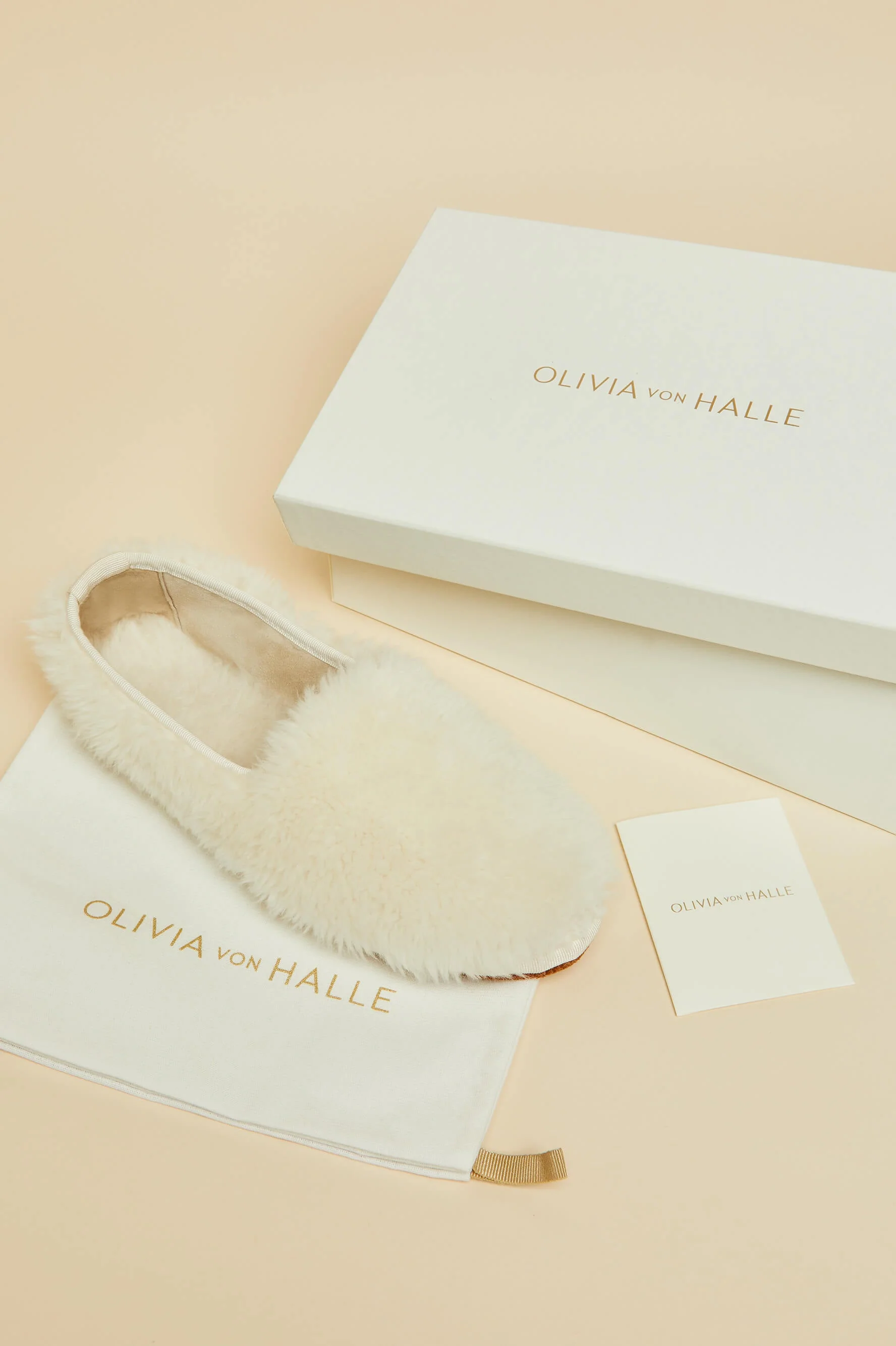 Dolly Ivory Slippers in Merino Wool - Image 7