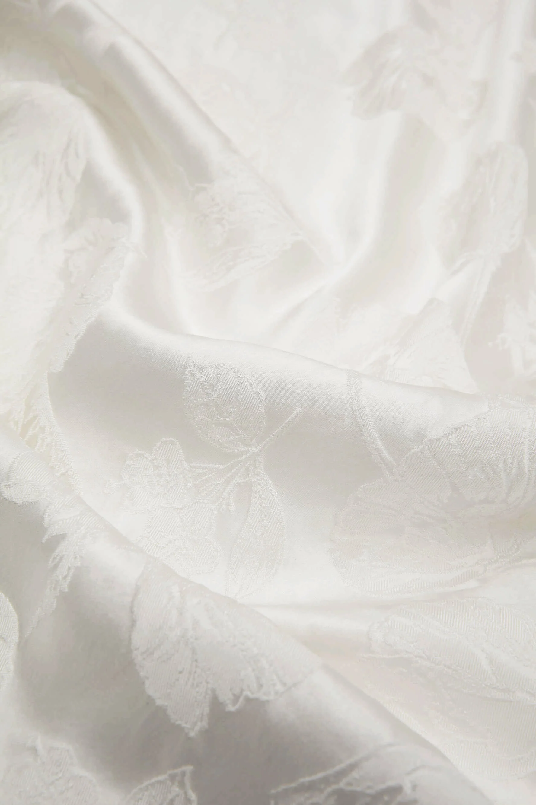Etta Liliana Ivory Floral Camisole Set in Silk Jacquard - Image 7