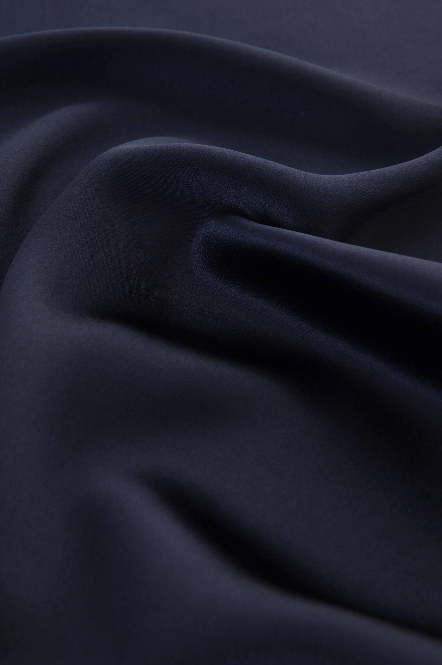 Etta Navy Camisole Set in Silk Satin - Image 7