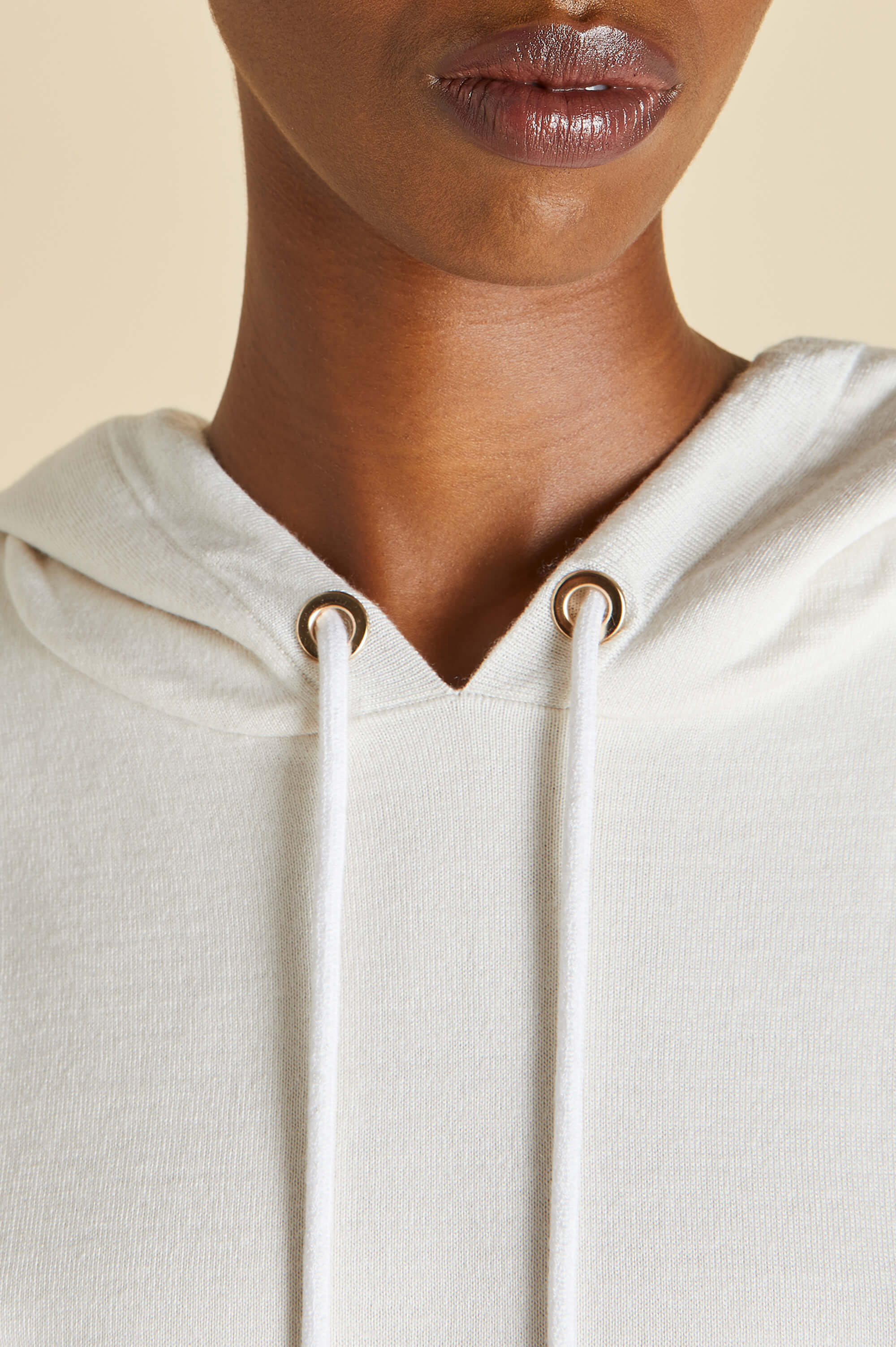 Gia Alaska Ivory Tracksuit in Silk-Cashmere - Image 6