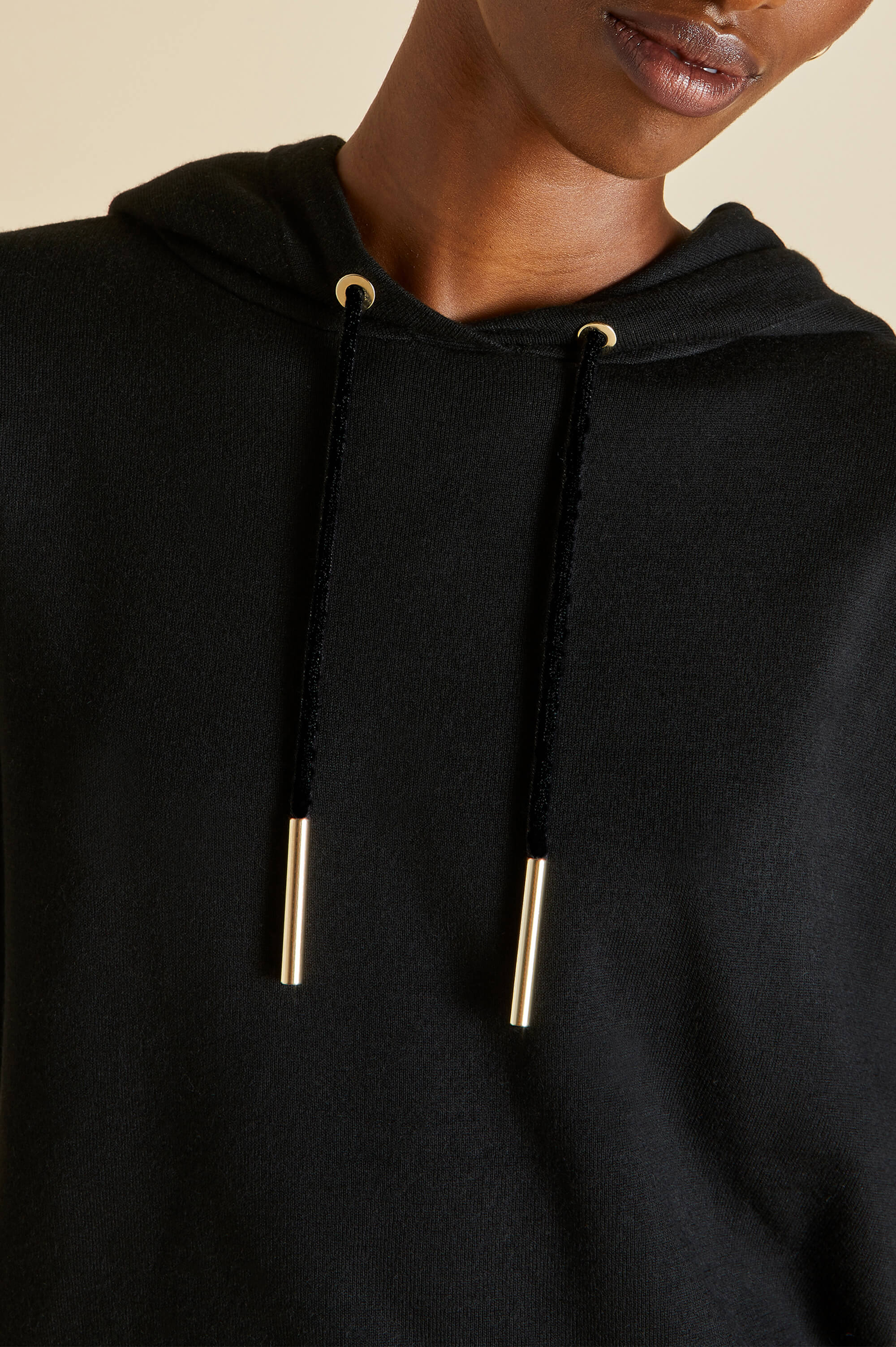 Gia Berlin Black Tracksuit in Silk-Cashmere - Image 3