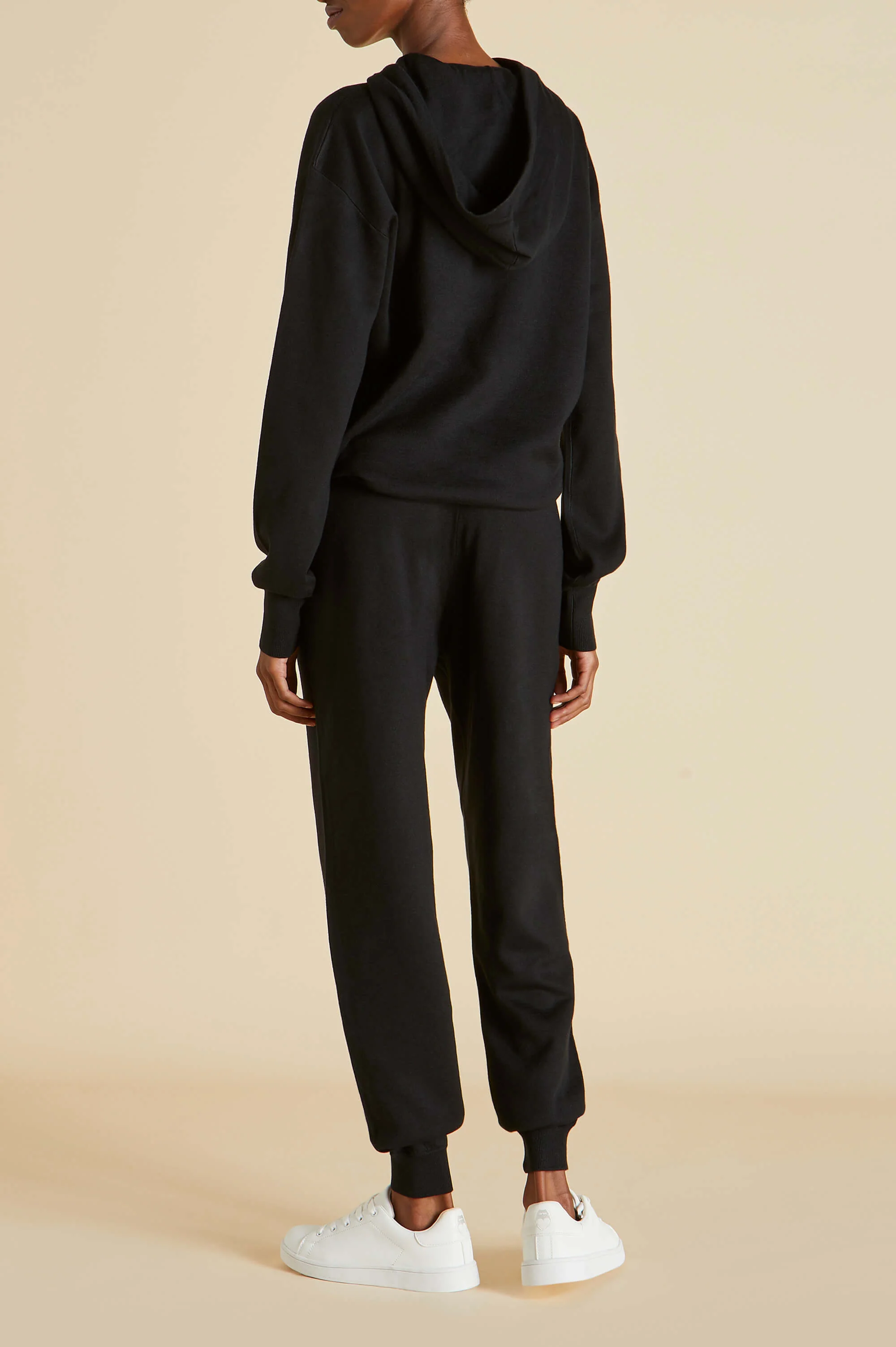 Gia Berlin Black Tracksuit in Silk-Cashmere - Image 5
