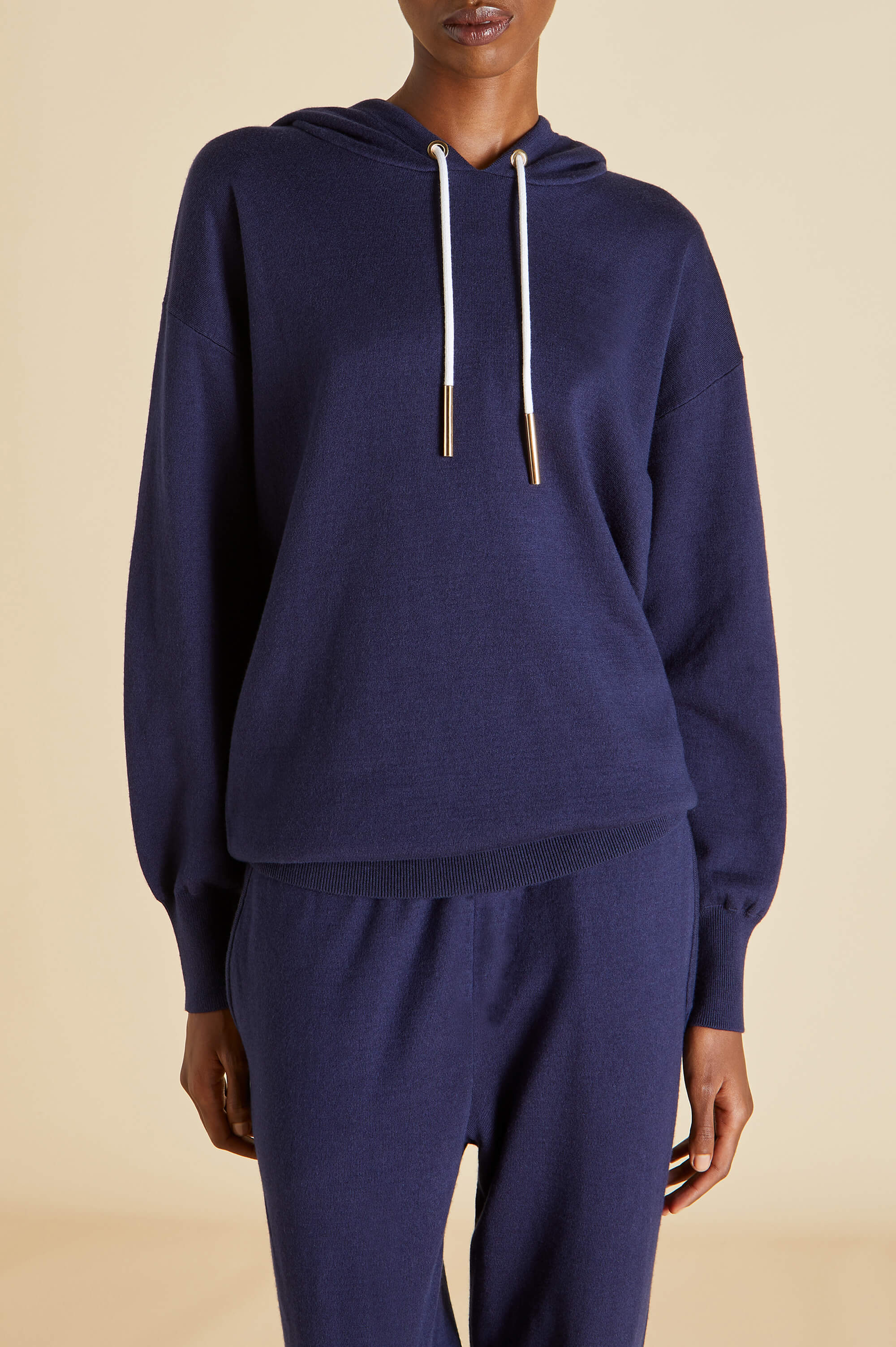 Gia Paris Navy Tracksuit in Silk-Cashmere - Image 3