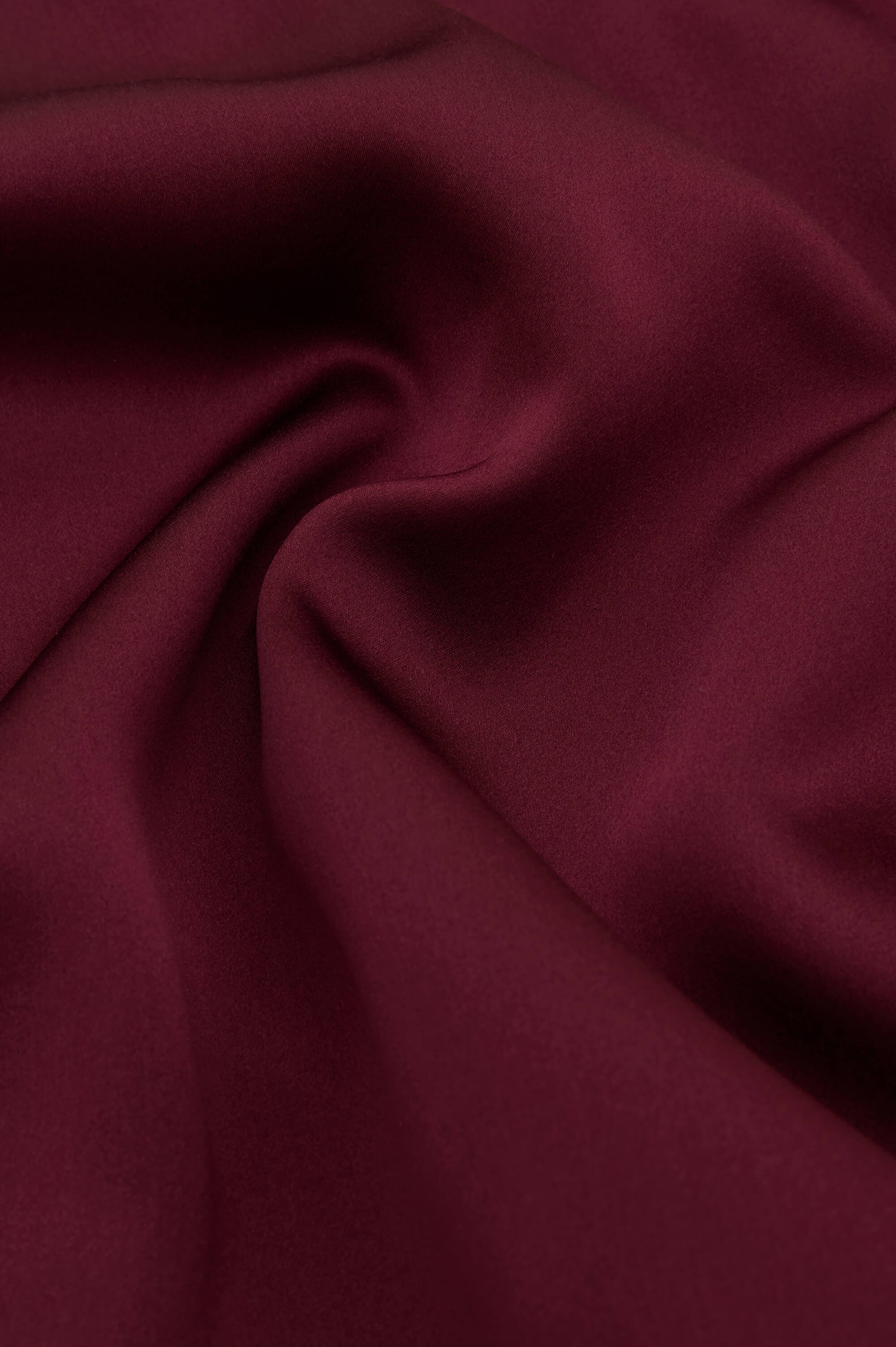 Ilse Burgundy Slip Dress in Silk Satin - Image 6