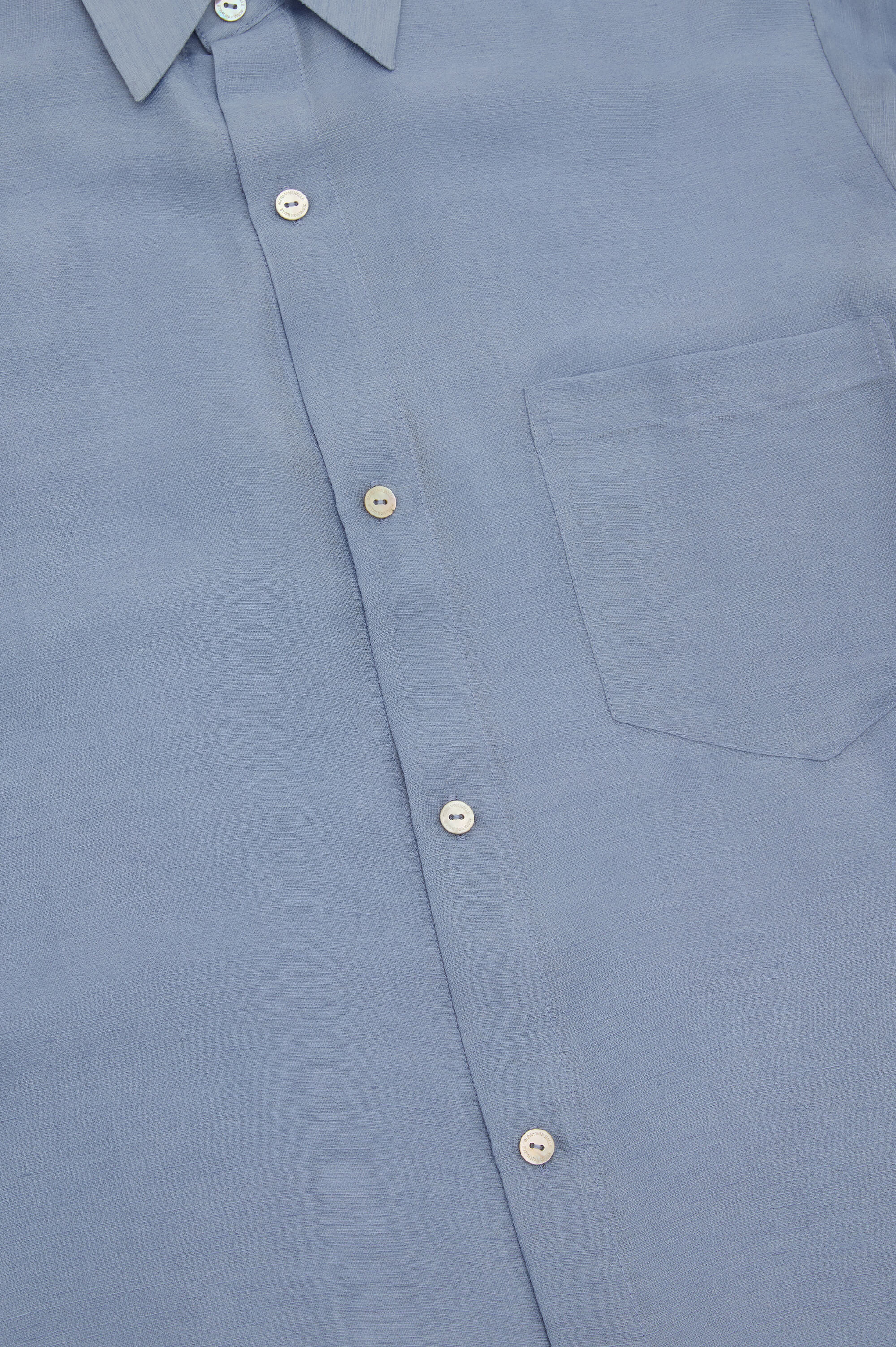 Kick Fog Blue Pyjamas in Linen-Silk - Image 7