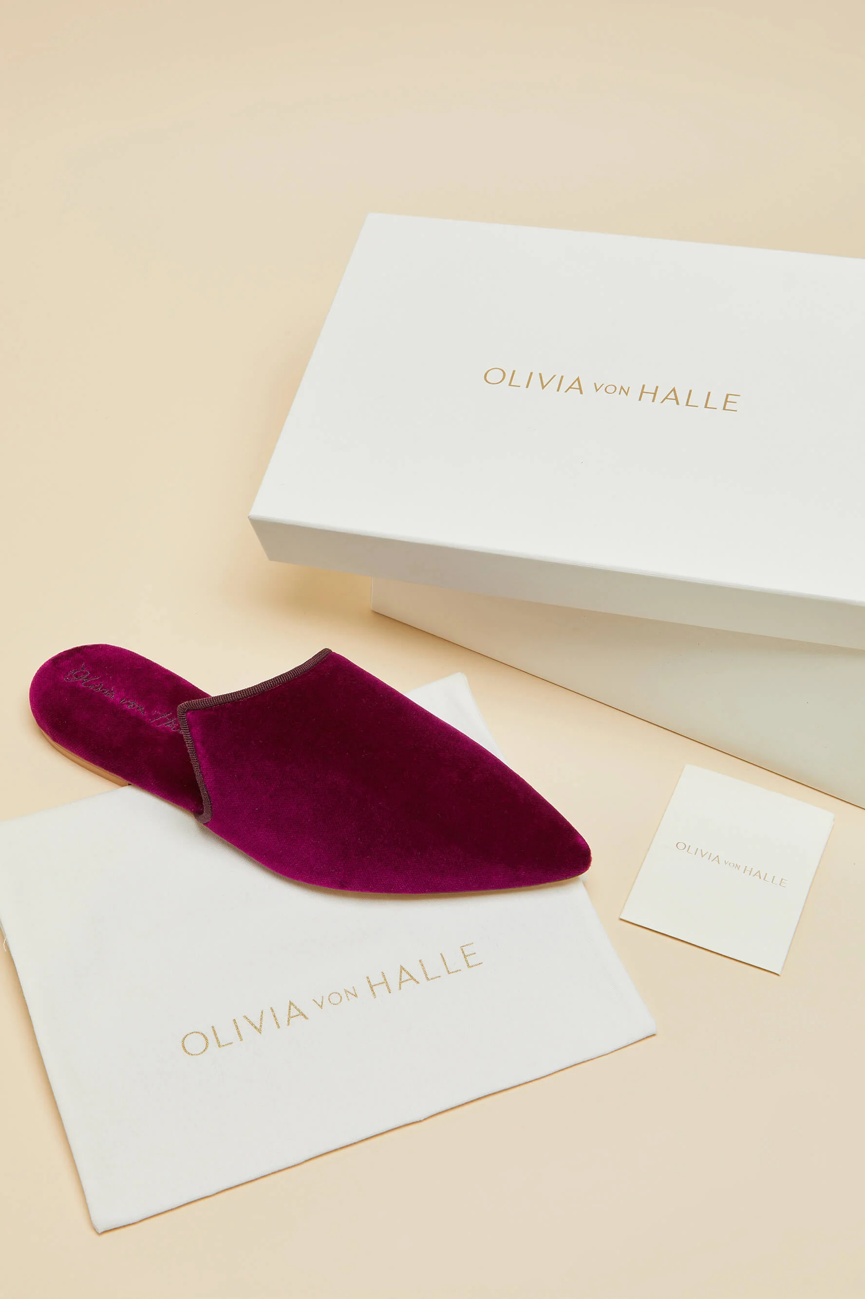 Contessa Pasha Pink Slippers in Velvet - Image 7