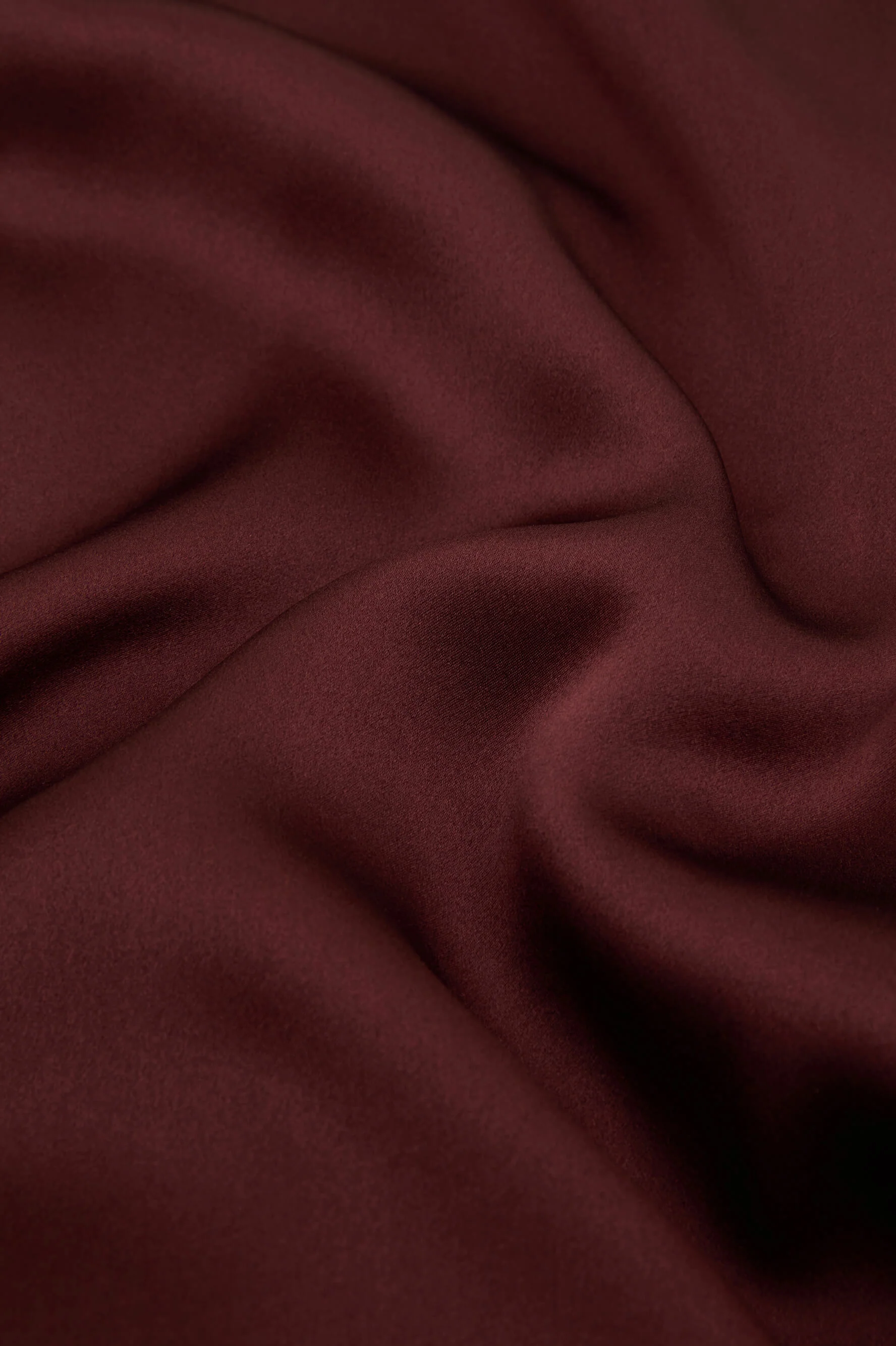 Tilda Bordeaux Burgundy Pyjamas in Silk Satin - Image 7