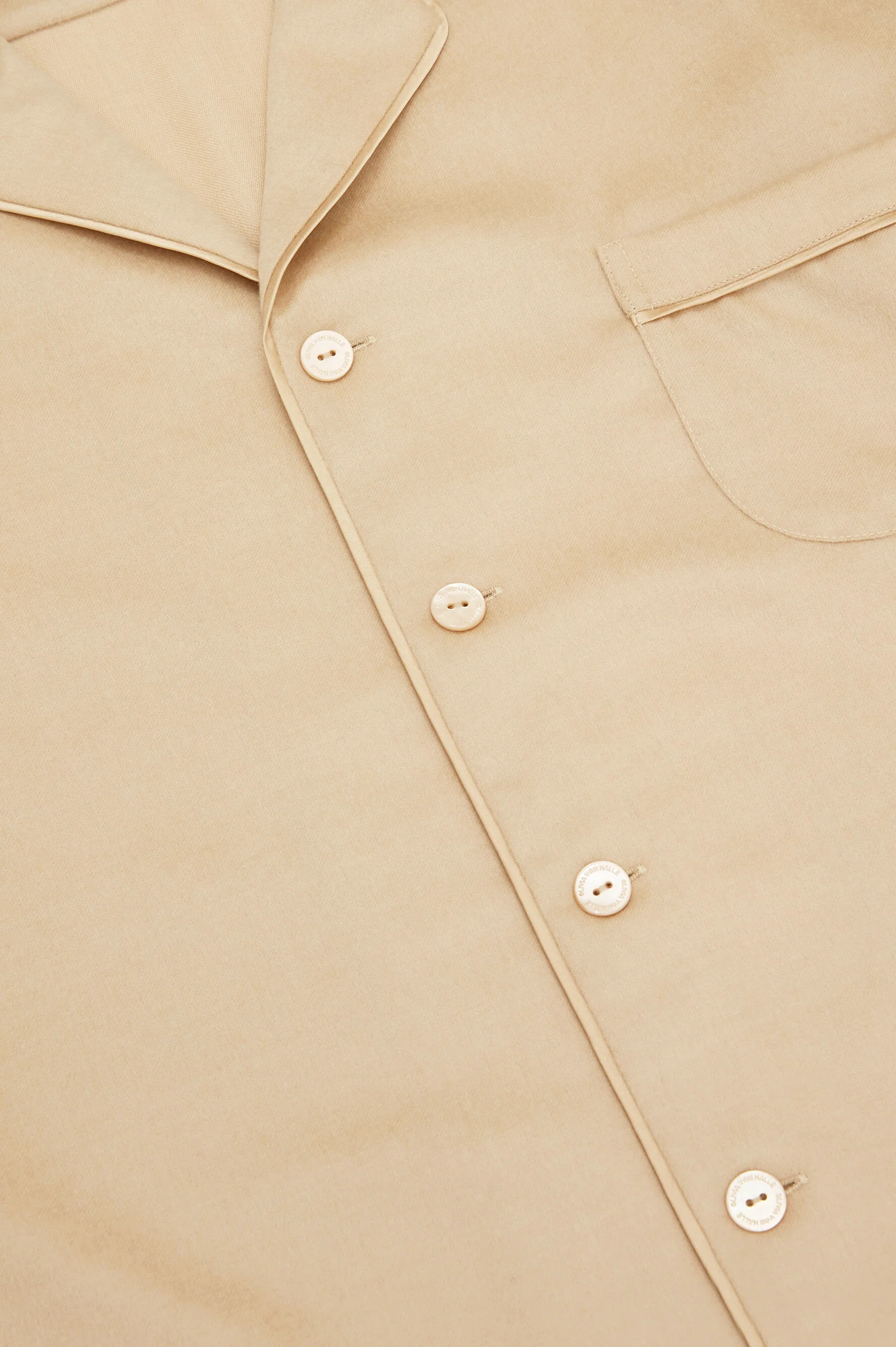 Vanderbilt Muscat Beige Pyjamas in Cashmere - Image 8